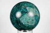 Bright Blue Apatite Sphere - Madagascar #198697-1